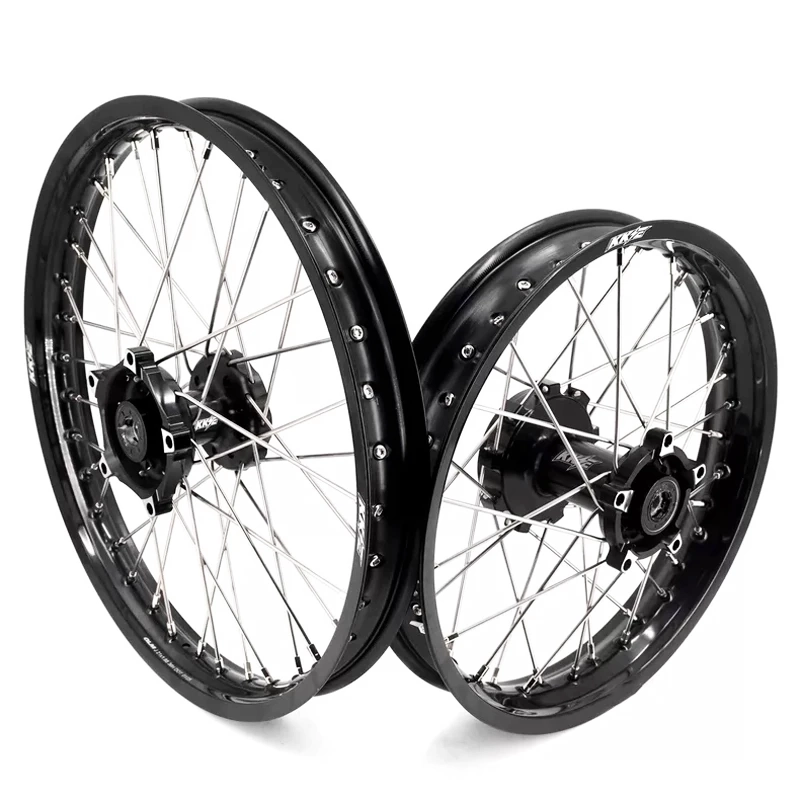 JFG RACING Eride Pro Aluminum Wheel Set 17-21 Inch for Off-Road Motocross Enduro