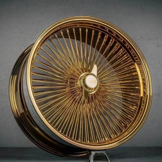 Chrome Plated Aluminium Alloy Wire Spoke Wheels 22 24 26 Inch