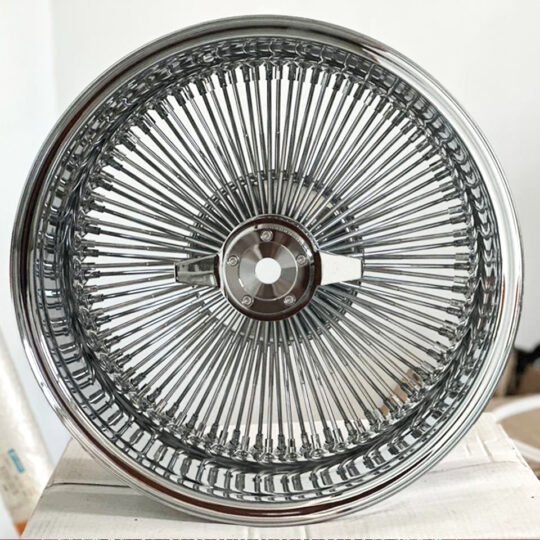 26 Inch Gold Wire Wheels 5x114.3 Forged Wire Spoke Rims for Classic Vehicles
