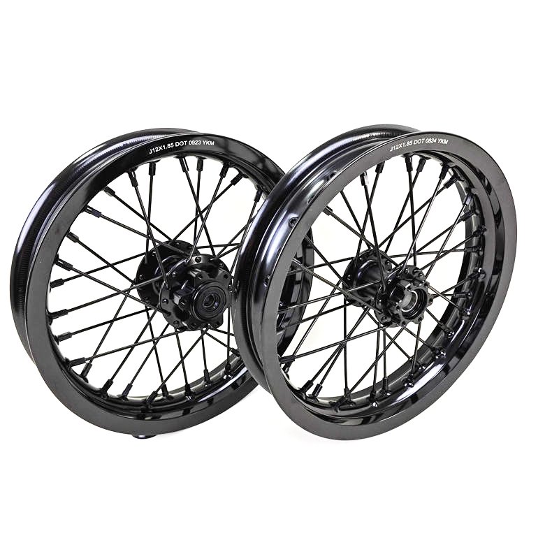 Motorcycle Front Rear Modified Wheel Assembly CNC Aluminum Rims Stainless Steel Spokes - Image 3