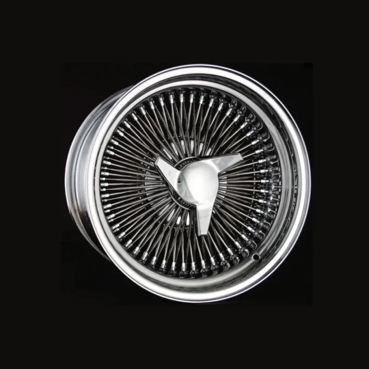 Chrome Plated Aluminium Alloy Wire Spoke Wheels 22 24 26 Inch for Classic Cars