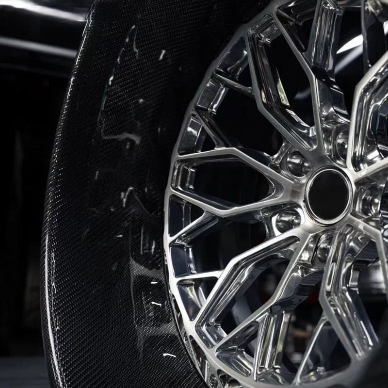 TH WHEELS 3 Piece Forged Wheels with Deep Carbon Fiber Lip - 18-24 Inch Custom Sport Rims 5 18-24 Inch Custom Sport Rims