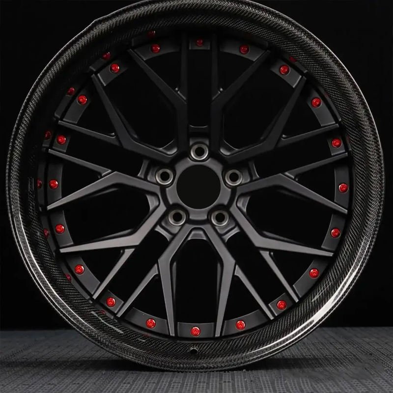 TH WHEELS Custom Forged Carbon Fiber Mesh Wheels for Luxury Cars 6 TH WHEELS Custom Forged Carbon Fiber Mesh Wheels for Luxury Cars