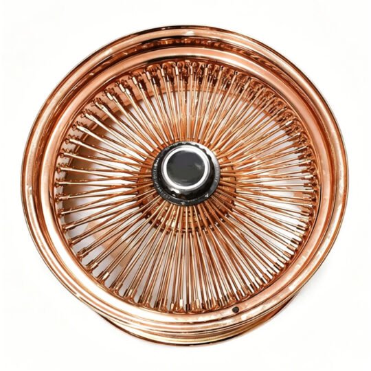 OEM Custom Rose Gold Steel Wire Spoke Wheels