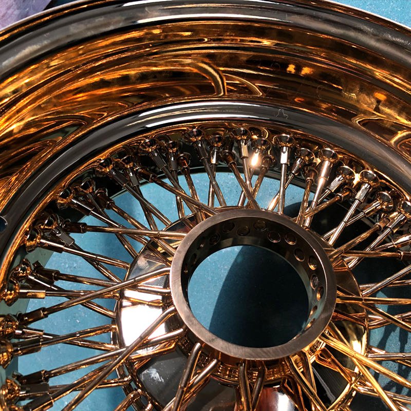 14 Inch Vintage Wire Spoke Steel Wheels Retro Classic Custom Car Rims 4 14 Inch Vintage Wire Spoke Steel Wheels Retro Classic Custom Car Rims