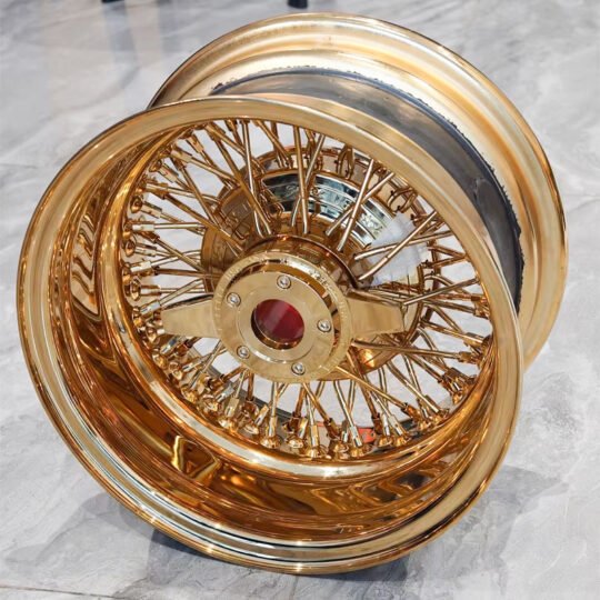 Dayton Style 14 Inch Steel Wire Spoke Wheels