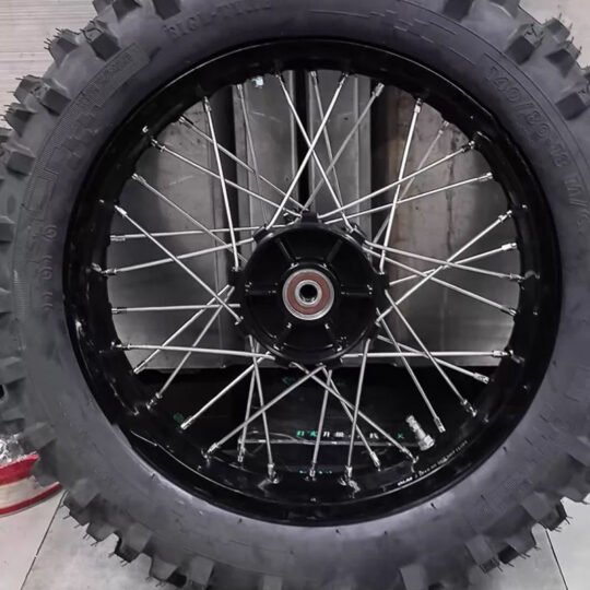 TH WHEELS Eride Pro CNC Aluminum Wheel Rims Complete Set for Electric Dirt Bikes