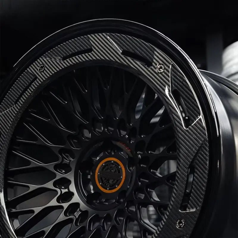 TH WHEELS Deep Dish Forged Carbon Fiber Wheels, 18-22 Inch Lightweight Mesh Rims for Auto Modification 5 Lightweight Mesh Rims for Auto Modification (1)