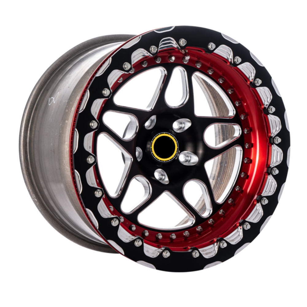 Custom Beadlock Racing Concave Forged Wheels 17-24 Inch 5x112 5x120 5x114.3 Design Drawings 2 Beadlock Racing Concave Forged Wheels
