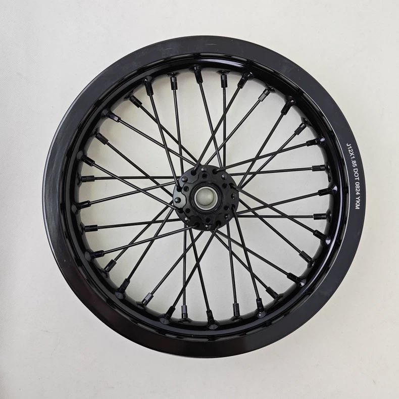 TH WHEELS Premium CNC Aluminum Motorcycle Modified Wheels with Stainless Steel Spokes 6 Premium CNC Aluminum Motorcycle Modified Wheels