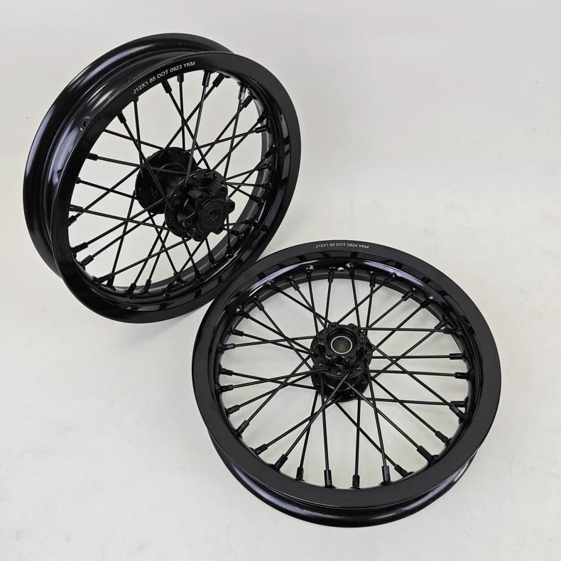 TH WHEELS Premium CNC Aluminum Motorcycle Modified Wheels with Stainless Steel Spokes 5 Premium CNC Aluminum Motorcycle Modified Wheels
