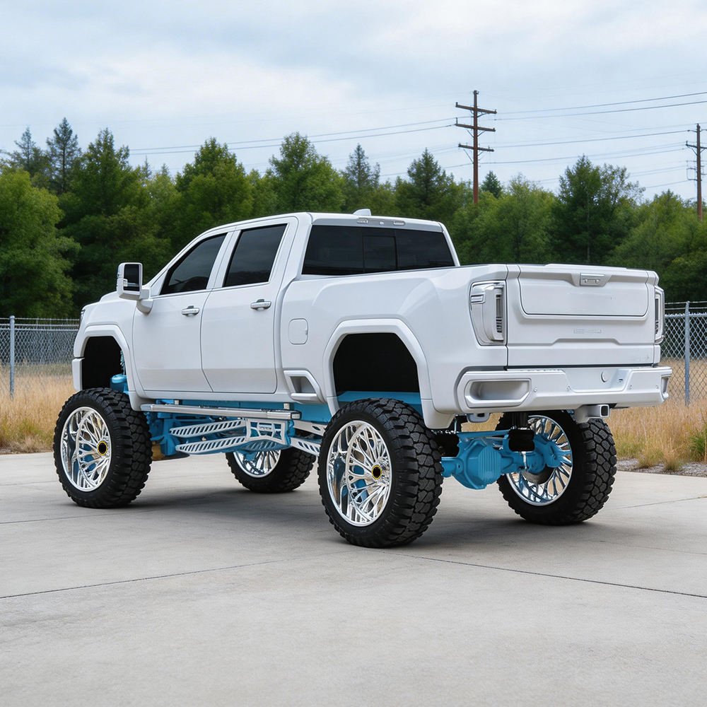 TH WHEELS Deep Lip Forged Wheels for F-150 F-450 and Silverado Projects 4 TH WHEELS DZ90 Deep Lip Forged Wheels for F-150 F-450 and Silverado Projects