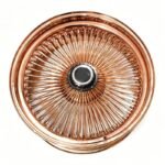 Rose Gold Wire Spoke Wheels for Classic Lowriders