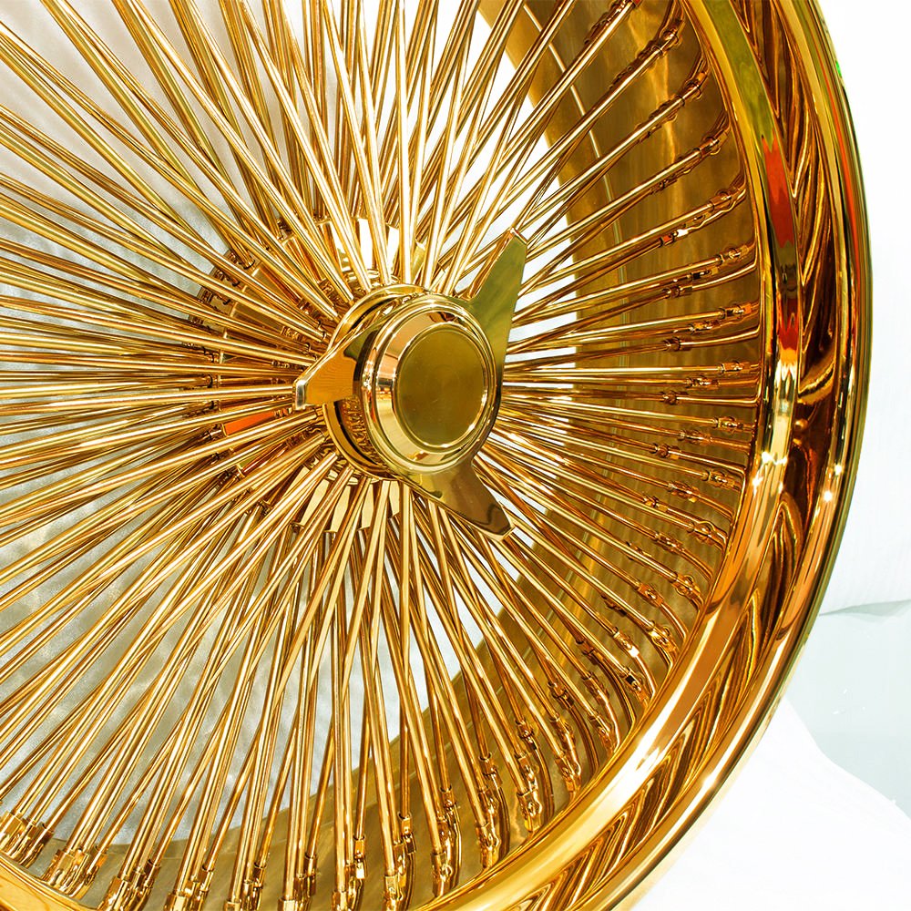 TH WHEELS Titanium Gold Wire Wheels 24 26 Inch 180 200 Spokes 3 TH WHEELS Titanium Gold Wire Wheels 24 26 Inch 180 200 Spokes