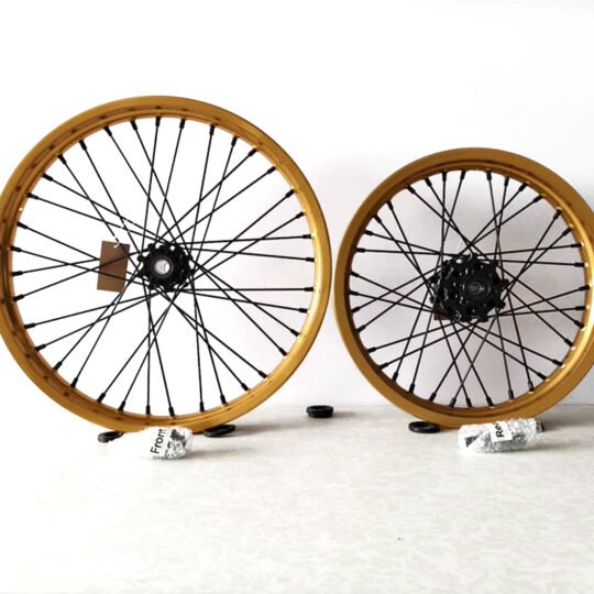 TH WHEELS 17 Inch Complete Wheel Set for Electric Off-Road Motorcycle