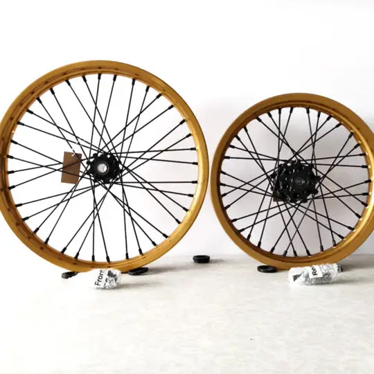 TH WHEELS 17 Inch Complete Wheel Set for Electric Off-Road Motorcycle