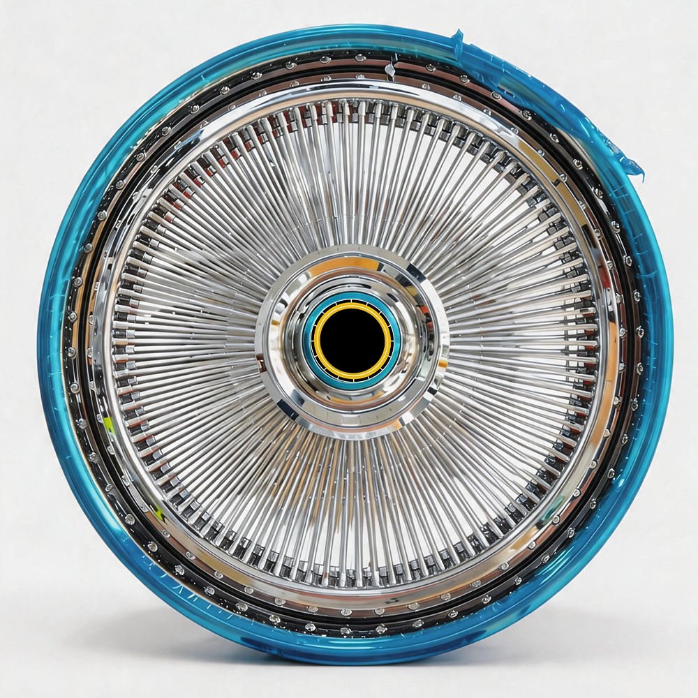 Custom 2 Piece Wire Wheels for Impala Caprice Tahoe 1500 C10