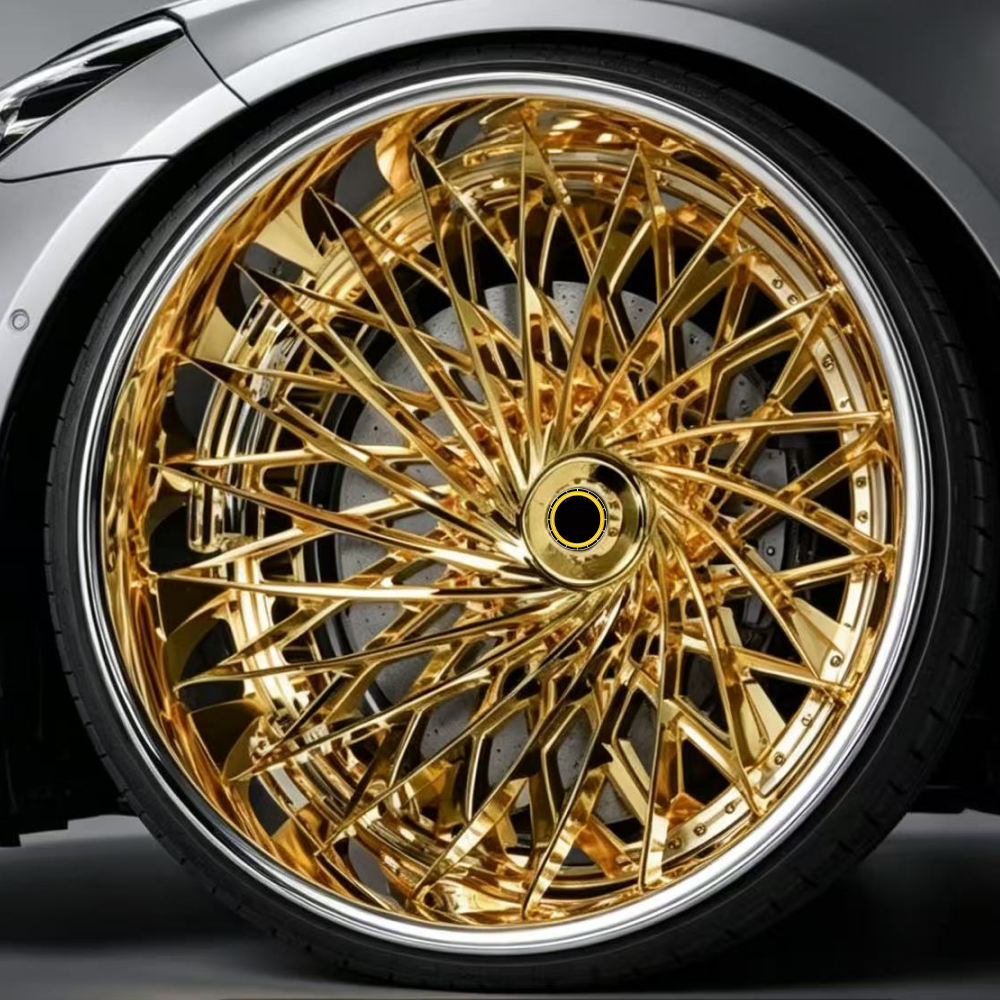 TH WHEELS 22x12 Floating Spoke Forged Wheels with Step Lip 4 TH WHEELS S-C71 22x12 Floating Spoke Forged Wheels with Step Lip