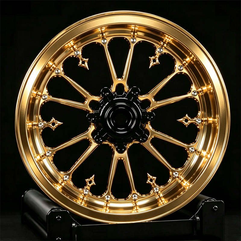 New Heart Design Gold CNC Forged Aluminum Off-Road Motorcycle Rims Lightweight High Rigidity Heavy-Duty Hubs Compatible Sunshine New Heart Design Gold CNC Forged Aluminum Off-Road Motorcycle Rims Lightweight High Rigidity Heavy-Duty Hubs Compatible Sunshine