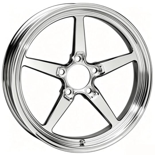 Forged 6061 Aluminum Alloy Drag Racing Wheels Polished Silver Custom Color Option PCD 5x4.75/4.5mm Retrofit/Upgrade