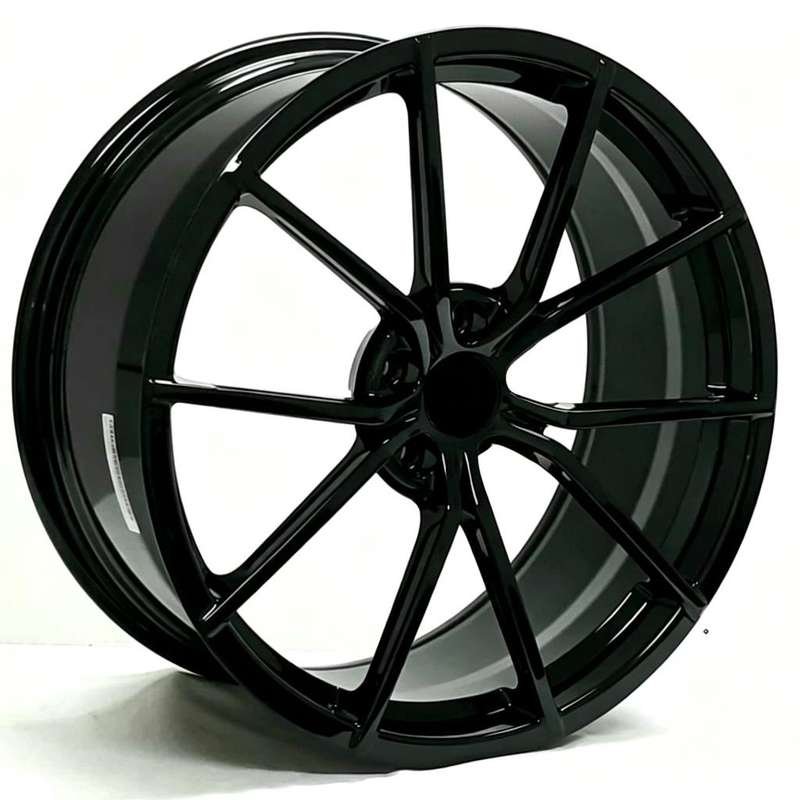 Forged Aluminum Alloy Gloss Black Wheels 20x9/11 ET+44mm Engineered for 5x114.3 Sports Cars & Performance Driving Forged Aluminum Alloy Gloss Black Wheels 20x9/11 ET+44mm Engineered for 5x114.3 Sports Cars & Performance Driving