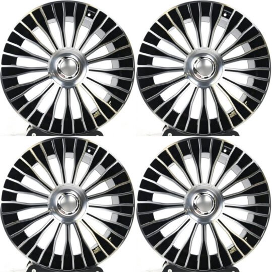 Forged Aluminum Alloy Black Machined Face Wheels Engineered for 5x112 Luxury Cars & Performance Driving