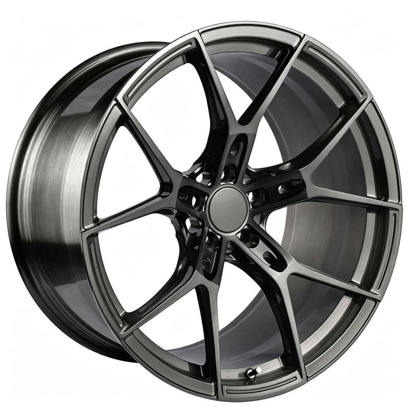 20 Inch Forged Aluminium Alloy Wheels Brushed Titanium 9J Multi Spoke (VF01 Style) Multi PCD 5x112/5x120 Custom Offset for 20 Inch Forged Aluminium Alloy Wheels Brushed Titanium 9J Multi Spoke (VF01 Style) Multi PCD 5x112/5x120 Custom Offset for