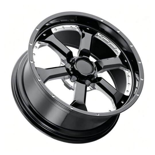 20 Inch Gloss Black Milled Offroad Alloy Wheel Rim 6x139.7 6x135 for 4x4 Truck SUV
