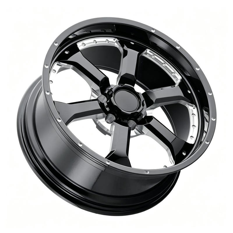 20 Inch Gloss Black Milled Offroad Alloy Wheel Rim 6x139.7 6x135 for 4x4 Truck SUV 20 Inch Gloss Black Milled Offroad Alloy Wheel Rim 6x139.7 6x135 for 4x4 Truck SUV