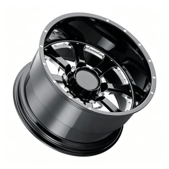 20 Inch Gloss Black Milled Offroad Alloy Wheel Rim 8x165.1 8x170 8x180 for 4x4 Truck SUV
