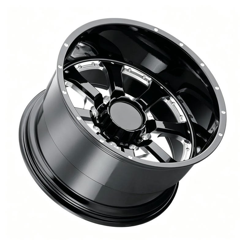 20 Inch Gloss Black Milled Offroad Alloy Wheel Rim 8x165.1 8x170 8x180 for 4x4 Truck SUV 20 Inch Gloss Black Milled Offroad Alloy Wheel Rim 8x165.1 8x170 8x180 for 4x4 Truck SUV