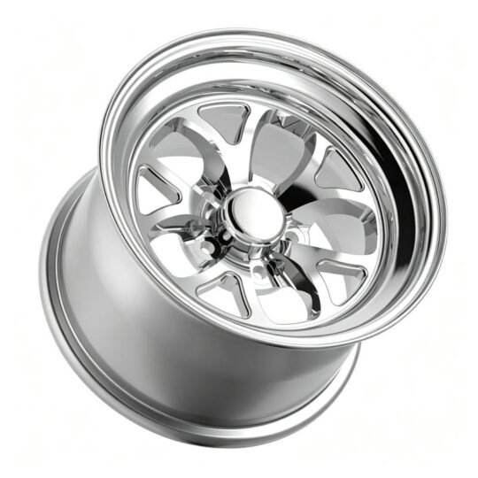 15 Inch Polished Black Center Forged Alloy Wheel Rim 5x120 5x120.65 for Drag Racing Muscle Car
