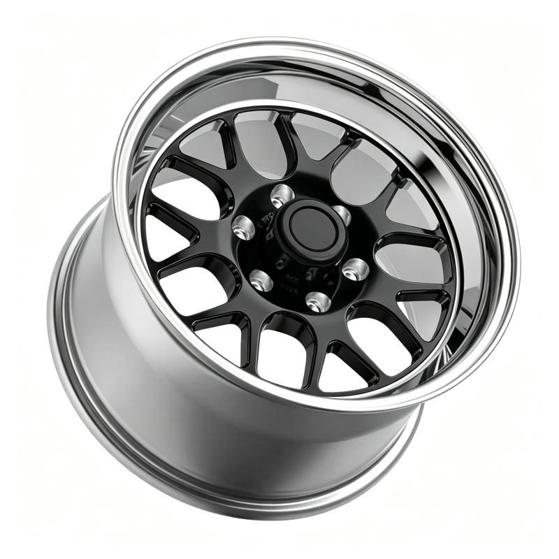15 Inch Black Center Polished 3-Piece Forged Alloy Wheel Rim 5x114.3 5x120.65 for Street Strip 15 Inch Black Center Polished 3-Piece Forged Alloy Wheel Rim 5x114.3 5x120.65 for Street Strip