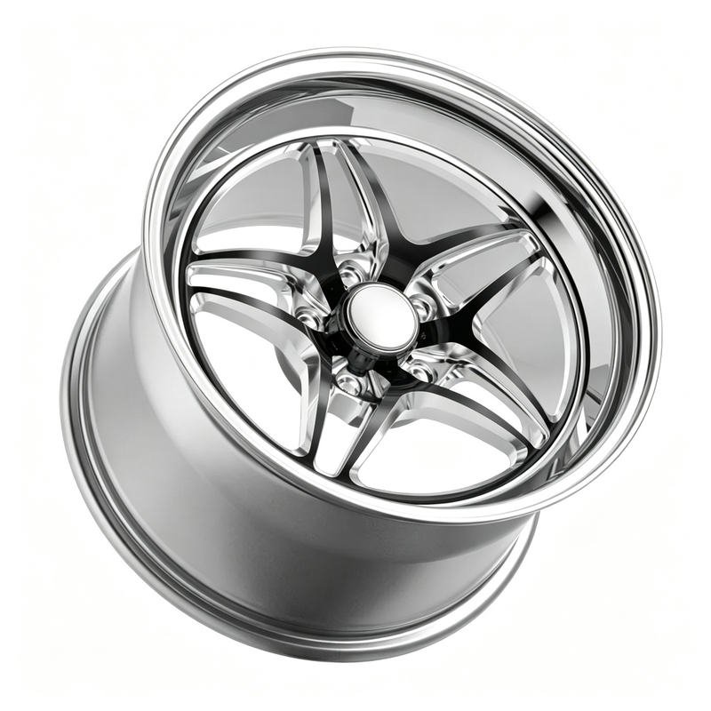 15 Inch Black Center Polished 3-Piece Forged Alloy Wheel Rim 5x120.65 5x114.3 for Muscle Car 15 Inch Black Center Polished 3-Piece Forged Alloy Wheel Rim 5x120.65 5x114.3 for Muscle Car