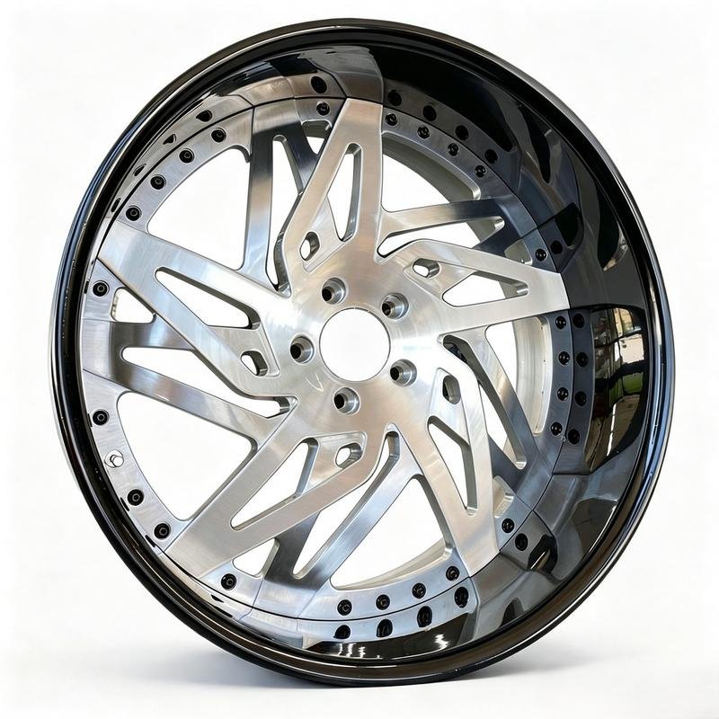 Custom 2 Piece 3 Piece Forged Wheels Brushed Chrome Deep Dish Rims 18~26 Inch With Floating Center Cap for Luxury Car Custom 2 Piece 3 Piece Forged Wheels Brushed Chrome Deep Dish Rims 18~26 Inch With Floating Center Cap for Luxury Car