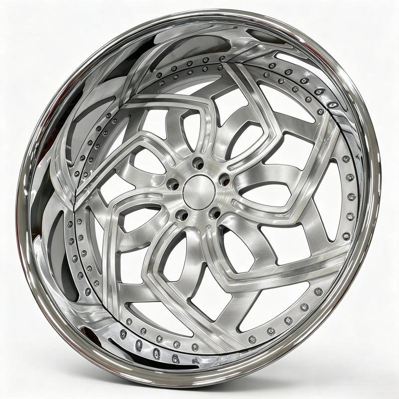Brushed Chrome Deep Dish Custom Forged Rims 2 3 Piece 18 20 21 22 23 24 25 26 Inch Wheels With Floating Center Cap Brushed Chrome Deep Dish Custom Forged Rims 2 3 Piece 18 20 21 22 23 24 25 26 Inch Wheels With Floating Center Cap