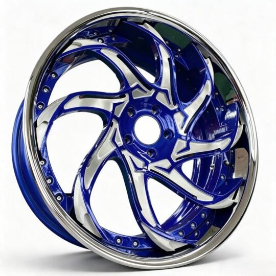 Forged Alloy Wheels 2PC 3PC Deep Dish Chrome Multi-color Custom Rim 18 20 21 22 23 24 25 26 Inch Floating Cap