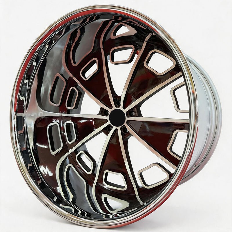 2/3 Piece Custom Forged Deep Dish Wheels Black Chrome 18 to 26 Inch Rims 2/3 Piece Custom Forged Deep Dish Wheels Black Chrome 18 to 26 Inch Rims
