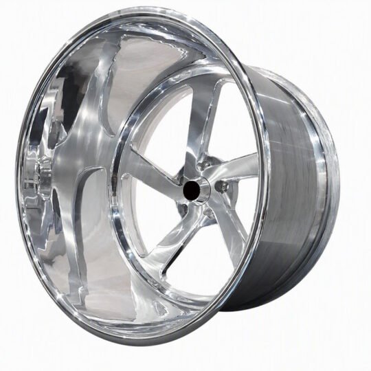 New 2-Piece 3-Piece Deep Dish Forged Aluminium Alloy Rims Polished 22-30 Inch 5-Lug/6-Lug for Passenger Cars Retrofit/Upgrade