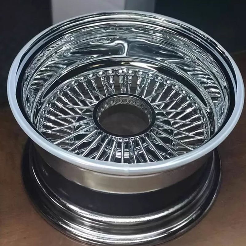 New 13 Inch Steel Silver Wire Wheels | Zenith Chrome Fashion Rims-High Strength Lightweight New 13 Inch Steel Silver Wire Wheels | Zenith Chrome Fashion Rims-High Strength Lightweight