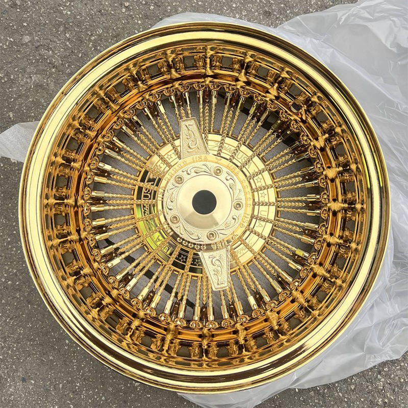 14 Inch Forged Gold Wire Spoke Wheels PCD 4x100 4x114.3 5x112 5x114.3mm for Mercedes Benz W124 W202 W203 W204 B6 B7L 14 Inch Forged Gold Wire Spoke Wheels PCD 4x100 4x114.3 5x112 5x114.3mm for Mercedes Benz W124 W202 W203 W204 B6 B7L