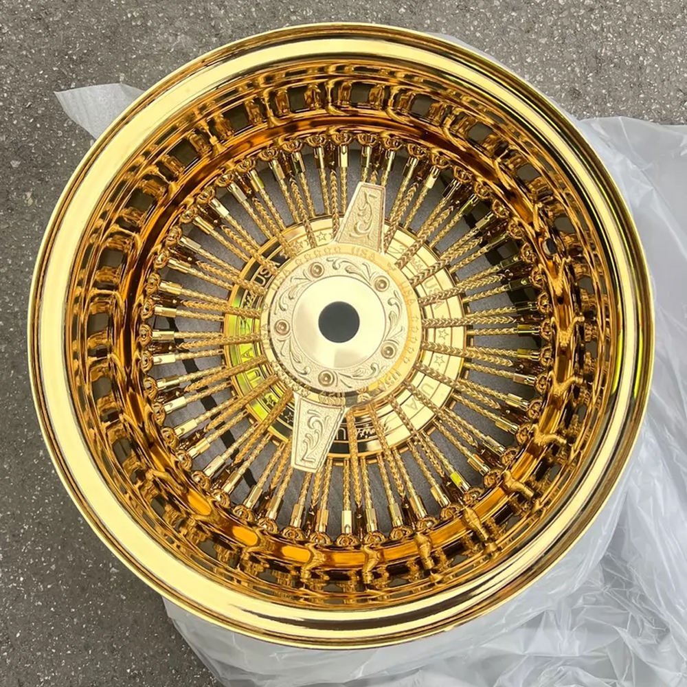 14" Forged Aluminium Alloy Golden Wire Spoke Rims New 4x100 4x114.3 5x112 5x114.3 for Retro Classic Cars 14" Forged Aluminium Alloy Golden Wire Spoke Rims New 4x100 4x114.3 5x112 5x114.3 for Retro Classic Cars
