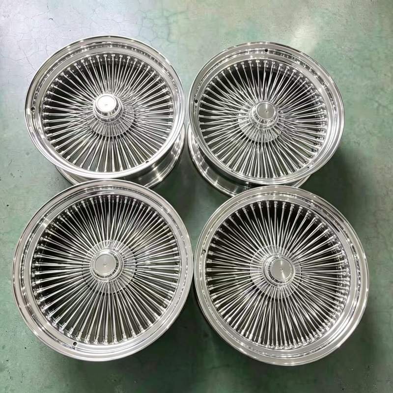 26 Inch Chrome Wire Spoke Wheels With S Lip Octagonal Hub Caps Fit for 1979 Buick Electra Limited 26 Inch Chrome Wire Spoke Wheels With S Lip Octagonal Hub Caps Fit for 1979 Buick Electra Limited