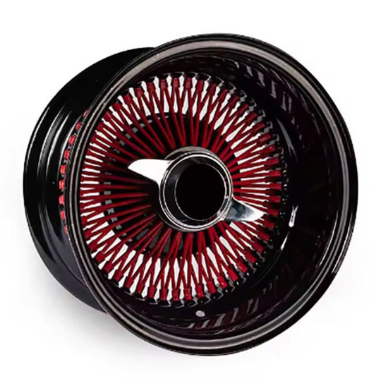 Vintage Car Custom 100 Spoke Chrome Wire Rims 19-24 Inch Aluminum Wire Wheels 5x127 5x120