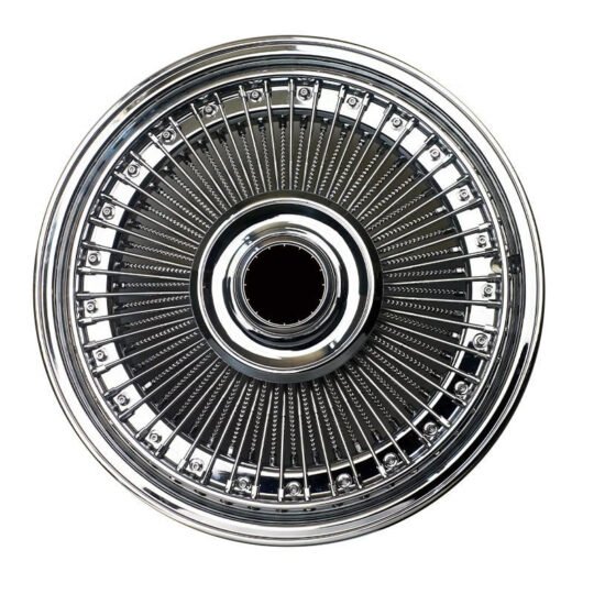 New 22 Inch 144 100 Spoke Chrome Wire Wheels Vintage Style Aluminum Rims 25mm/20mm ET for Classic Pickup Trucks Retrofit/Upgrade