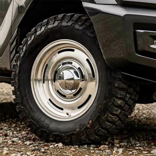 Off-road Modified Forged Alloy Rims Lightweight Retro Dish Style Mirror Plated High-gloss Wheels Wear-resistant Impact-resistant