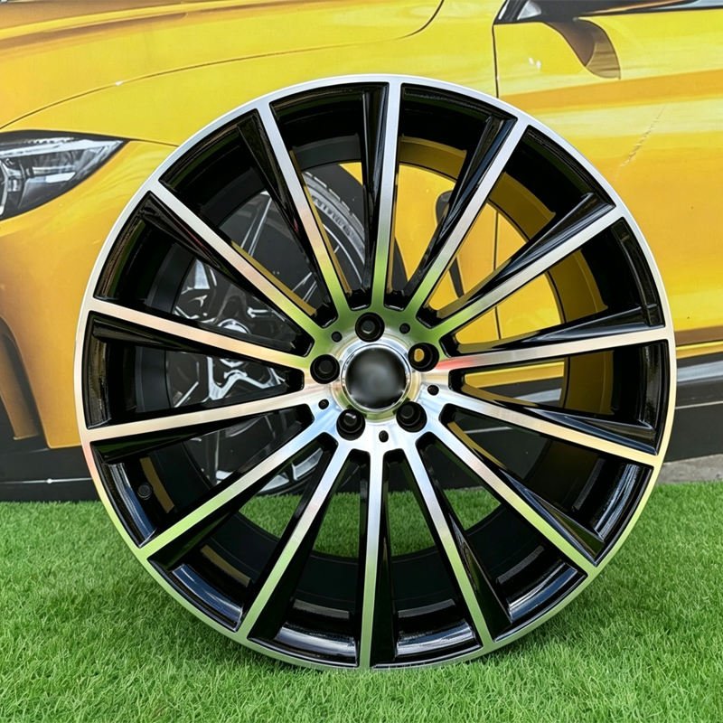 19" Forged New Powder Coated Black AMG Multi-Spoke Alloy Wheels 19" Forged New Powder Coated Black AMG Multi-Spoke Alloy Wheels